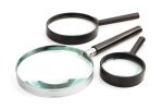 3 round magnifiers