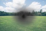 central scotoma of outside field