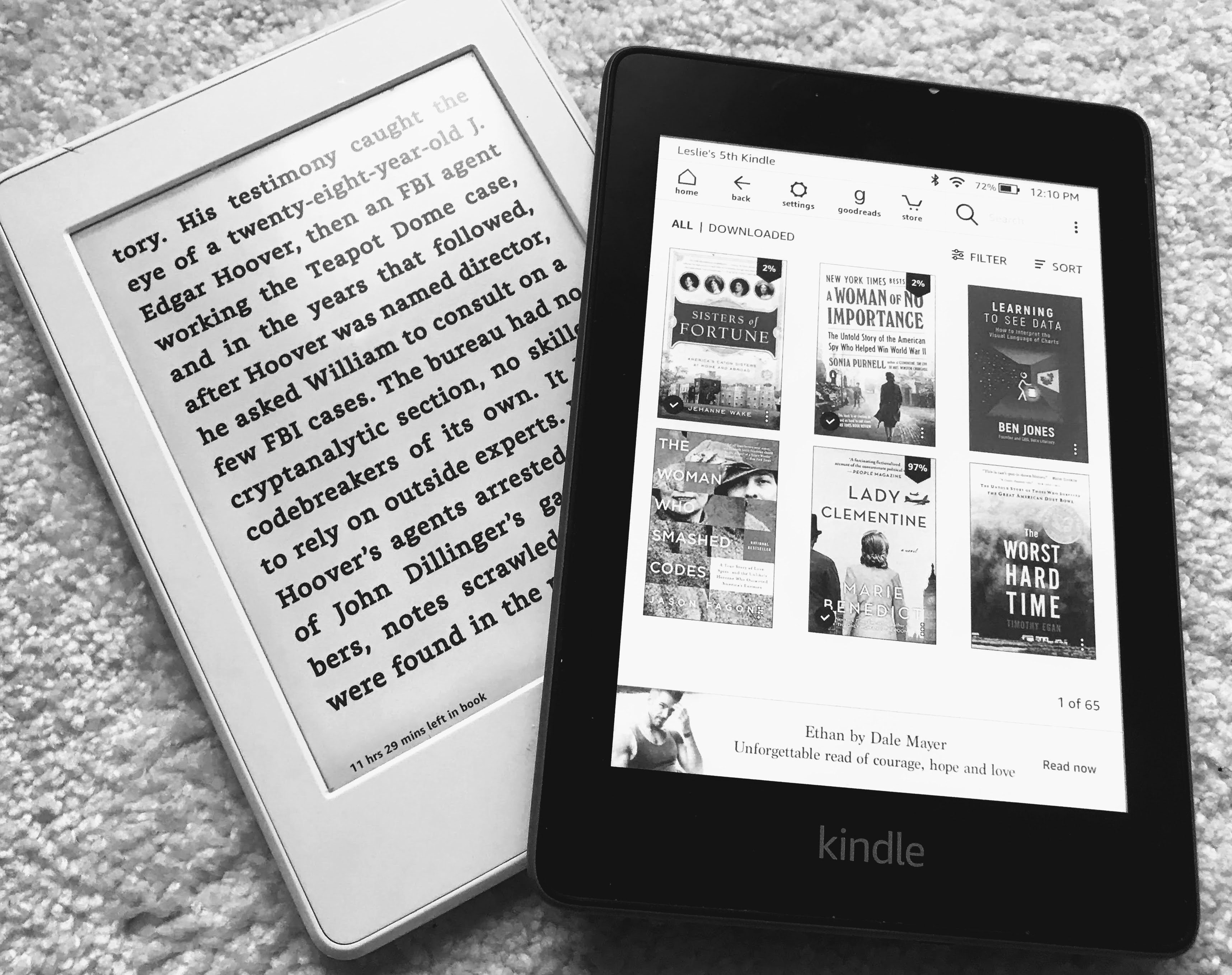 Black White Kindle Reader, Kindle Ebooks Russian