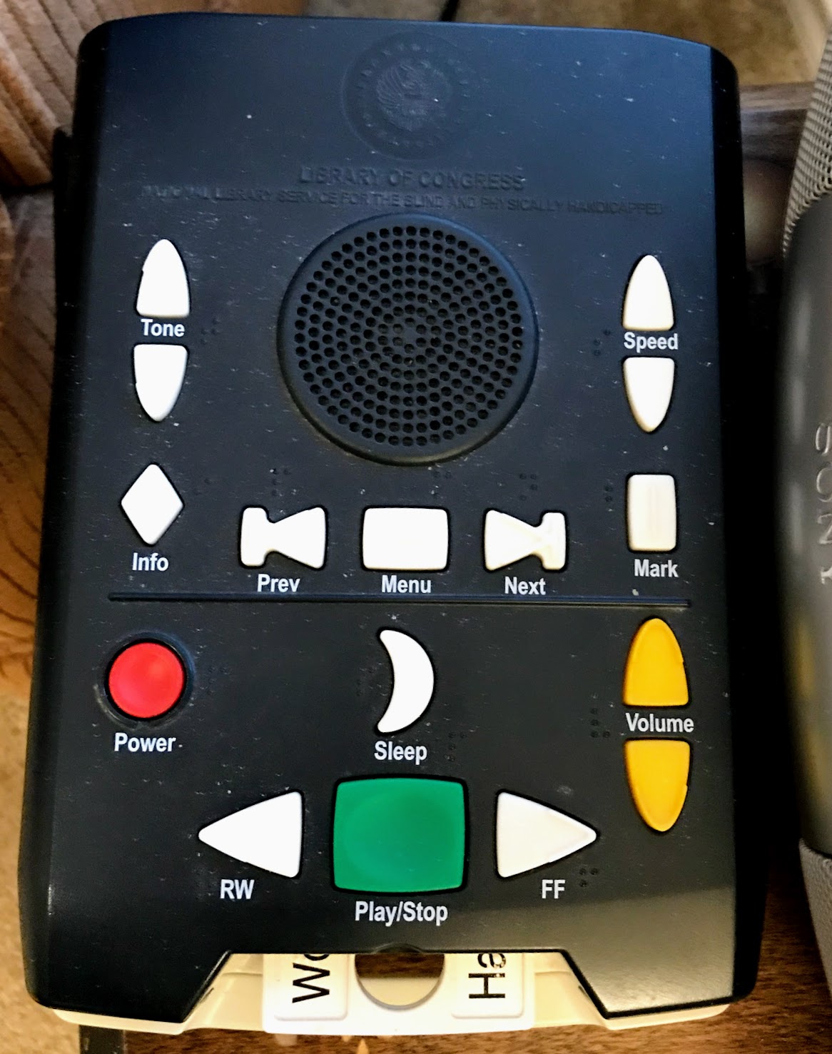 Used Digital Talking Book Player DA1 Blind And Physically Handicapped 