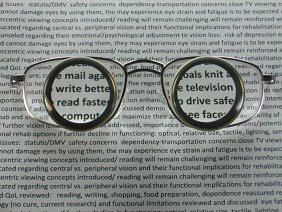 magnifying reading glasses